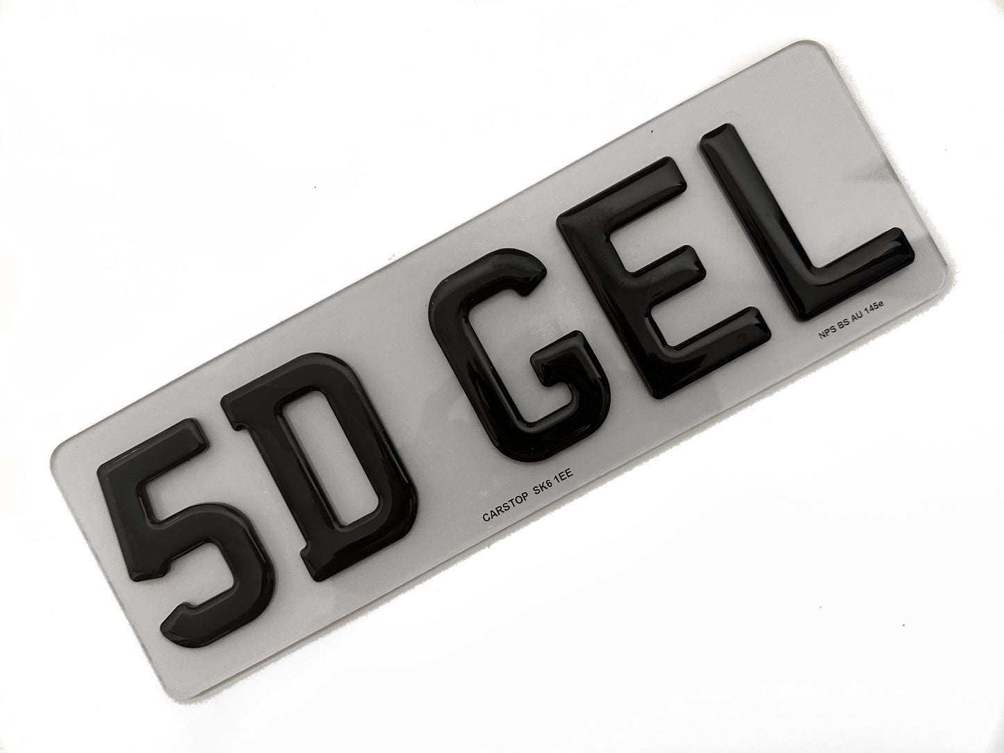 5D Number Plate
